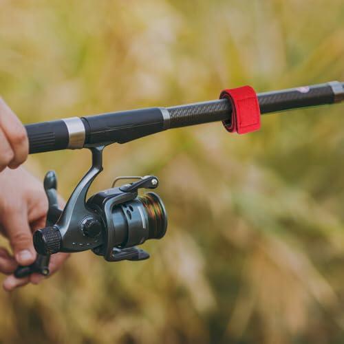 ロッドベルト 保護ベルト 釣り竿バンド 釣り 結びバンド マジックテープバンド 収納 固定 保護ベルト 9本入 ブラック |  | 05