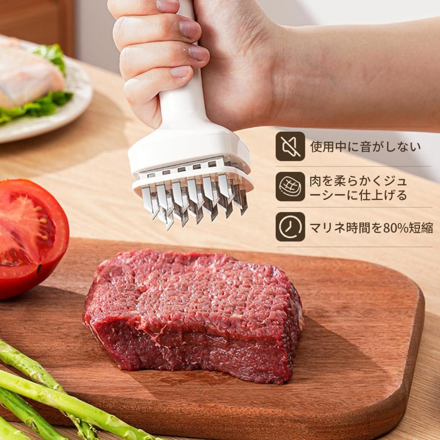 ミートテンダライザー　おうち　パーティ　ステーキ　柔らか　調理器具　クッキング ミートテンダライザーおうちパーティステーキ柔らか調理器具