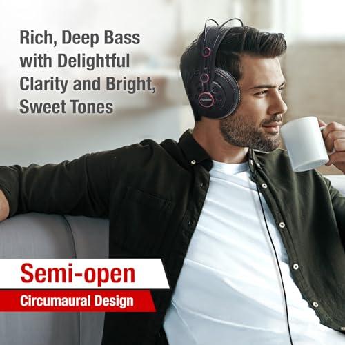 Superlux セミ・オープン型 プロフェッショナルモニターヘッドフォン ブラック HD681 |  | 03