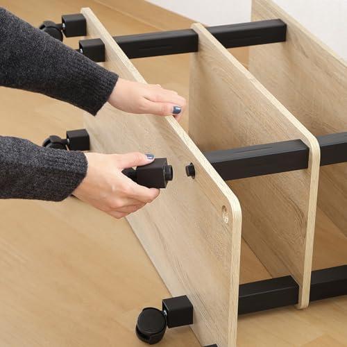 不二貿易 キャスター付きテレビ台 コーナータイプ 工具不要で組み立て簡単 幅80×奥行29.5×高さ44.5cm オーク 52271 |  | 01