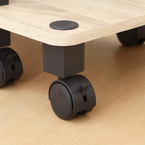 不二貿易 キャスター付きテレビ台 コーナータイプ 工具不要で組み立て簡単 幅80×奥行29.5×高さ44.5cm オーク 52271 |  | 05