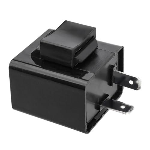 Weasch 自動電子ウィンカーフラッシャーリレー 2個パック 12VDC 0.1W-150W 2ピン LEDウィンカー/オートバイLEDウィン |  | 06