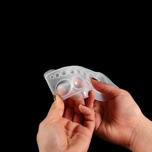 サムコス シリコンモールド型 半球 2個セット エポキシ樹脂 UVレジン型 多サイズ 半透明 ソフトモールド 初心者向き DIY ハンドメイド |  | 05