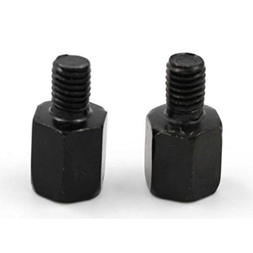 バイク用 ミラー ネジ アダプター ブラック 8ｍｍ 正ネジ 逆ネジ 各1個 （B級品 | 