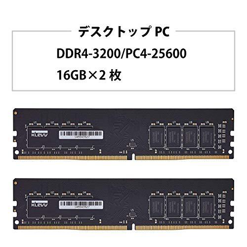 ESSENCORE KLEVV デスクトップPC用 メモリ DDR4 3200Mhz PC4-25600