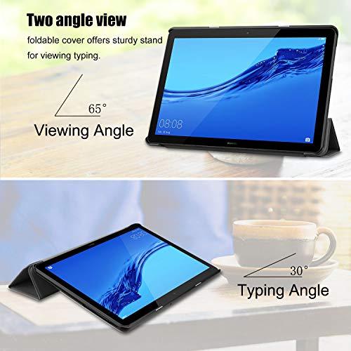 ProCase MediaPad T5 10.1 ケース AGS2-W09、スタンド機能 三つ折り ハードシェル スマートカバー 適用機種：10 |  | 02