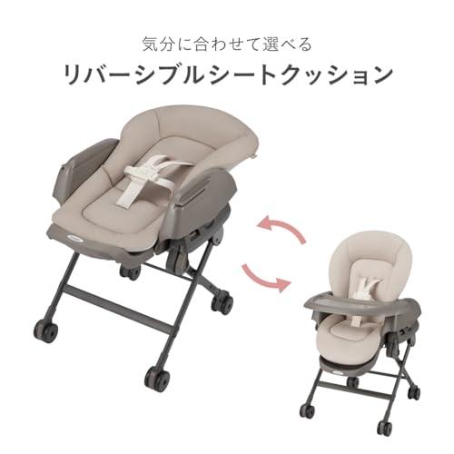 【美品】◉ 24年6月発売 ◉ コンビ ハイローチェア ネムリラ Fit AQ Amazon | コンビ ハイローチェア ネムリラ Fit AQ ベージュ