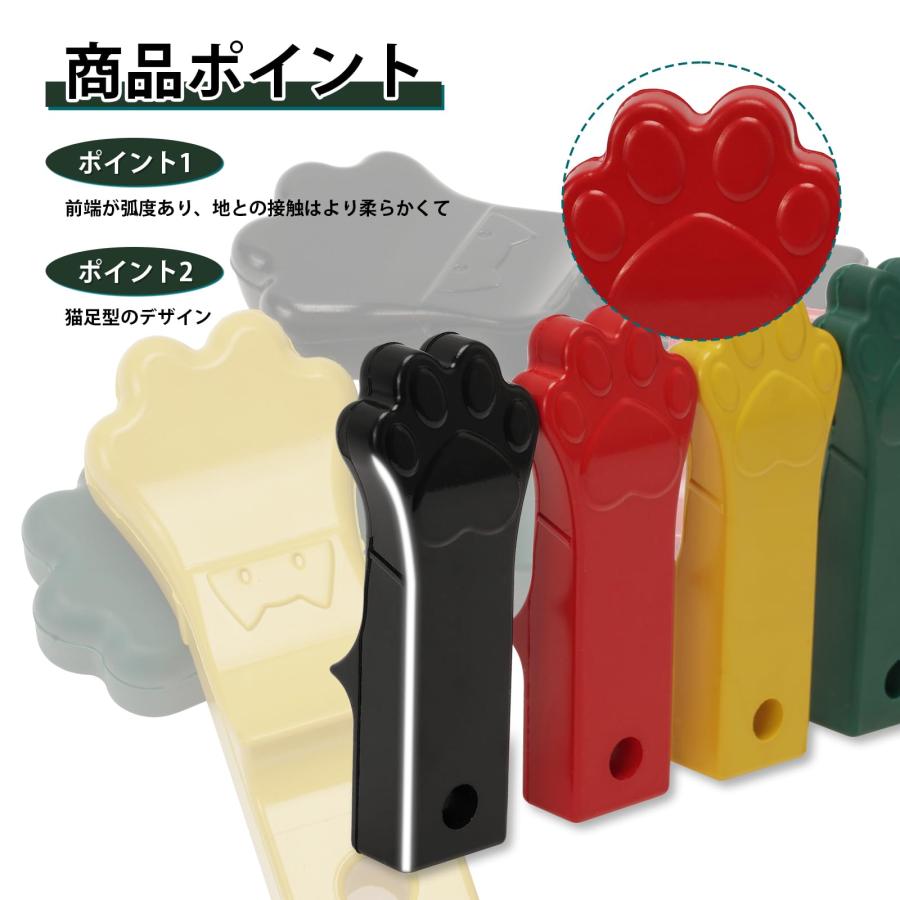 バイク バイクパーツ サイドスタンドゴム 猫足型 交換用ボルト・カラーセット スーパーカブ | クロスカブ 等 HONDA 五色選択可能 レッド |  | 02