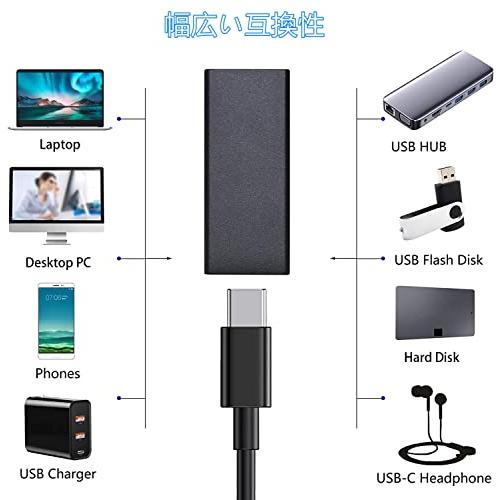 USB-C メス to USB-A メス 変換アダプタ Type-C メス - Type-A メス 中継アダプタ USB3.2 Gen2 変換コ |  | 03