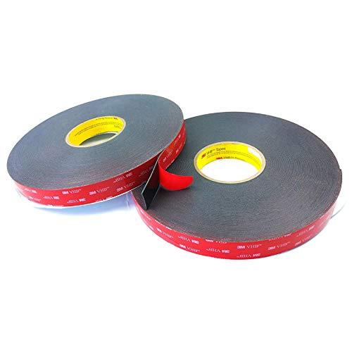 超強力 両面テープ 多用途 屋内/屋外 車外/社内 VHB 5952 12 mm x 16.5 m | 