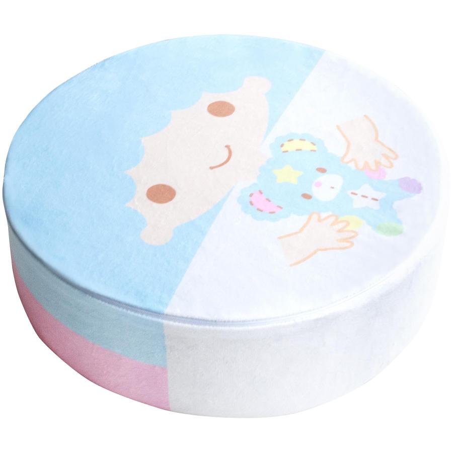 宮武製作所 リビングクッション サンリオ 可愛い 極厚クッション 直径40×高さ12cm CN-S400 リトルツインスターズ | 