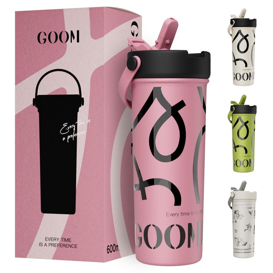 GERM 水筒 マグボトル タンブラー 蓋付き 保温ボトル 600ml 316