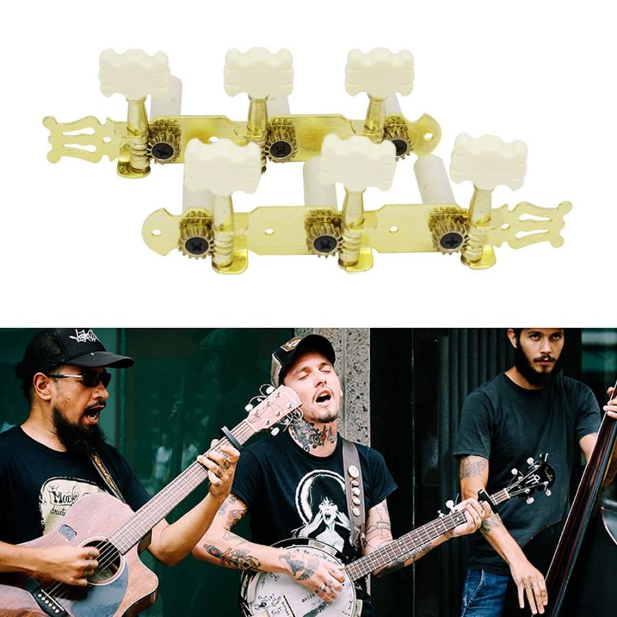 LIANHATA 3右 3左セット ギター ストリング チューニングペグ クラシックギター チューニングペグ 6弦 ペグ マシンヘッド 装飾用 |  | 06