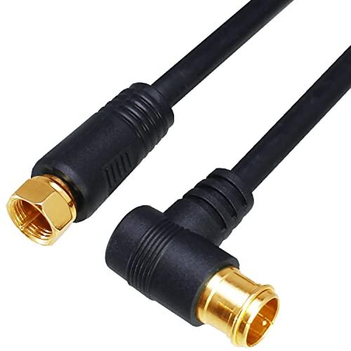 TARO'S アンテナケーブル 3M 4K8K放送3224MHz S-4C-FB 4C同軸 地デジ・BS・CS・CATV放送対応 金メッキ L型 | 