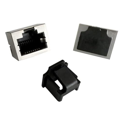 2025新版20個のRJ45ジャックダストカバー、再利用可能ダストカバーキャップ、アンチダストカバーキャッププロテクタープラグは、テレビ、コンピ |  | 05