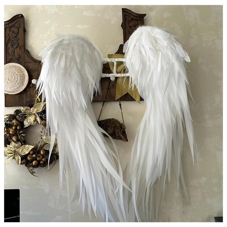 SSZYMAOYI 羽 人工羽根 50枚 10-17cm 羽シャワー たっぷり ガチョウの