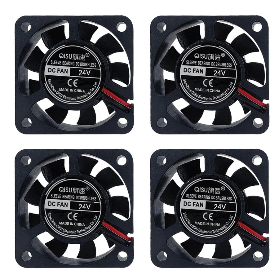 PENGLIN 4PCS 冷却ファン 4010 24V スリーブベアリング ファン 3Dプリンタファン 40mm X 40mm X 10mm D | 