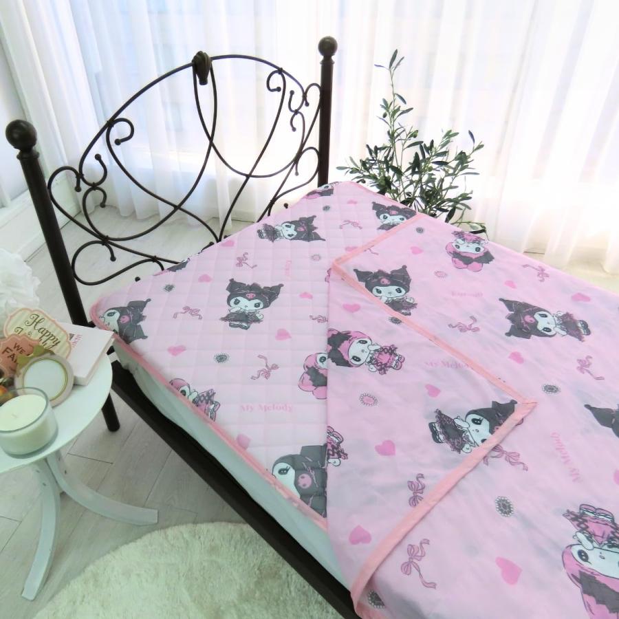 サンリオ Kuromi ベッドカバー 140cm x 205cm ベッドシーツ クロミ｜サンリオオンラインショップ本店 - 公式