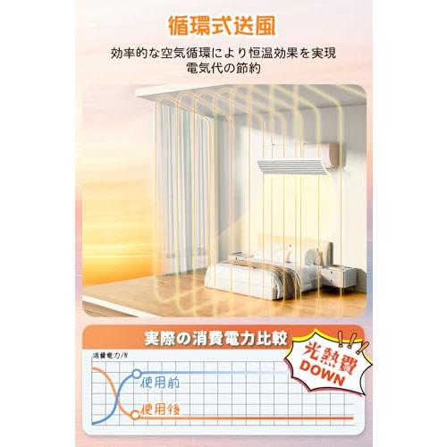 エアコン かぜよけ カバー 家庭用 - 風よけ・風除け・クーラー対応 伸縮式 壁掛けタイプ 90cm 冷暖房兼用 省エネ 結露防止 簡単取り付け |  | 03