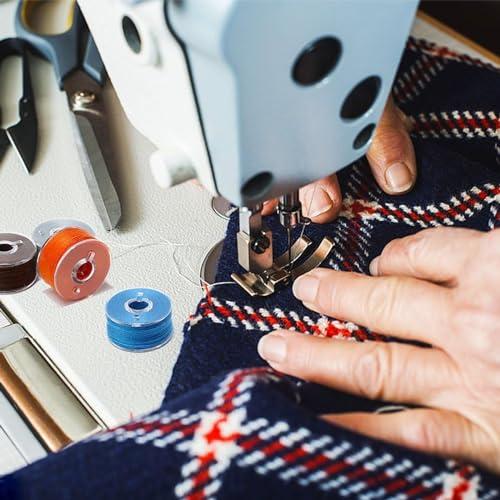 50個の透明プラスチック製ミシンボビン、ボビンケース2個付き、ブラザー、シンガー、ベビーロック、ジャノーム、ケンモアミシン用 - スムーズな縫製 |  | 05