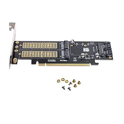 ChenYang M.2 NVME to PCIe 3.0/4.0 X16 & SATA/MSATA SSD to SATA 3 in 1コンボ |  | 04