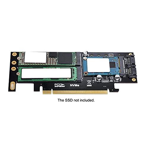 ChenYang M.2 NVME to PCIe 3.0/4.0 X16 & SATA/MSATA SSD to SATA 3 in 1コンボ |  | 07