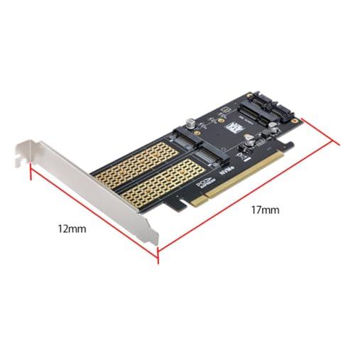 ChenYang M.2 NVME to PCIe 3.0/4.0 X16 & SATA/MSATA SSD to SATA 3 in 1コンボ |  | 08