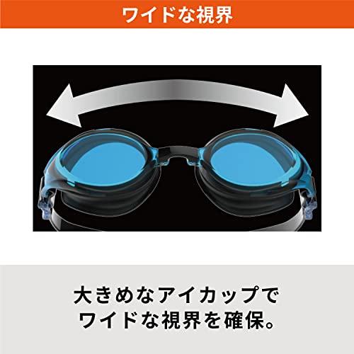 スワンズ 日本製 スイミングゴーグル SW-46re BLCB クリアブルー フィットネス 大人用 大き目レンズ 抗菌クッション |  | 02
