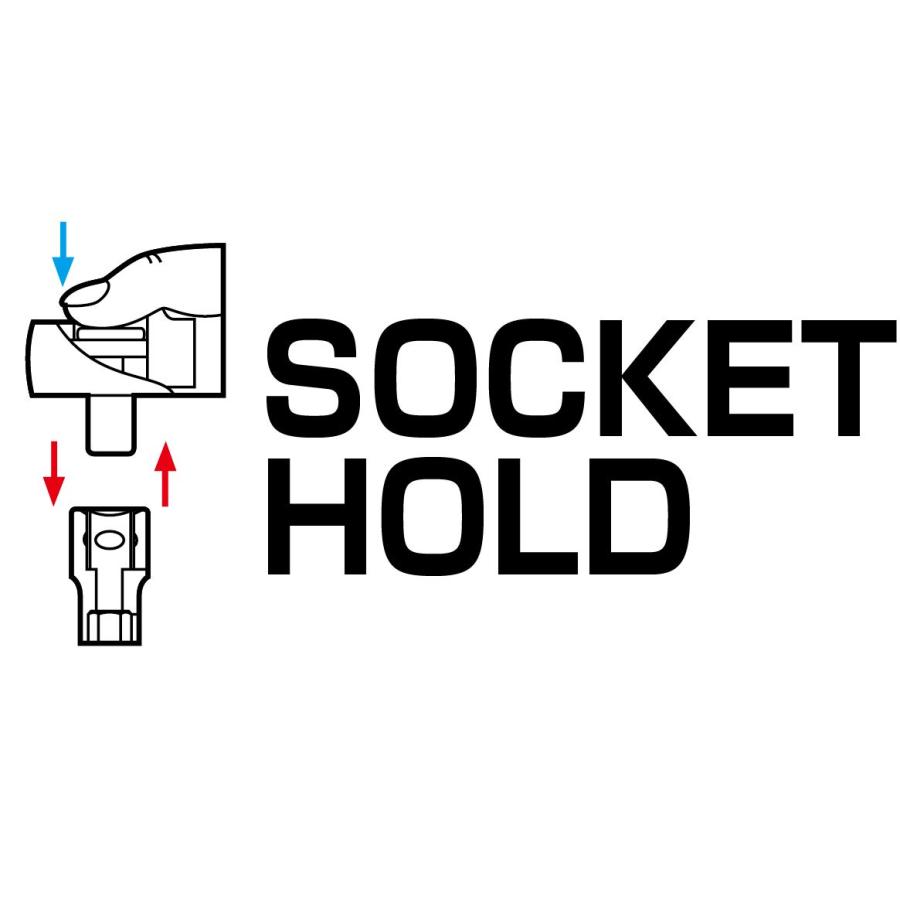 トネTONE スタビーラチェットハンドルホールドタイプ RH2HSS2 差込角6.35mm1/4 |  | 05