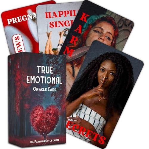 QCFQCF ツインフレーム オラクルカード ソウルメイトオラクルデッキ Karmic Oracleカード 初心者向け どんな状況でも真実のもの | 