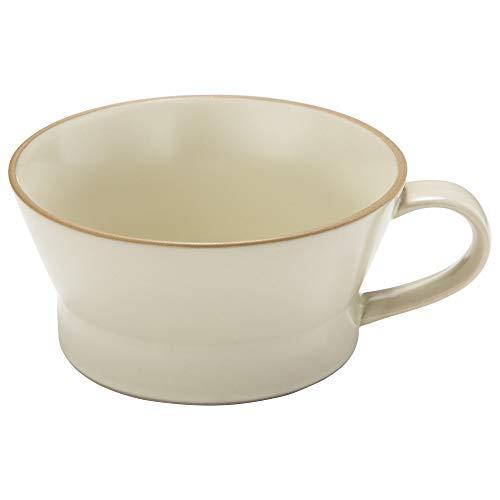 TAMAKI スープカップ エッジライン ベージュ 直径12.3×奥行15.3×高さ6cm 350ml 電子レンジ・食洗機対応 T-788387 | 