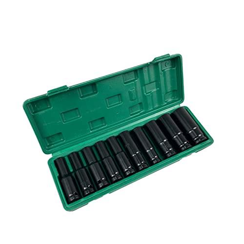 HFSR インパクトソケット ディープソケット 六角 ソケットセット インパクトレンチ 8101213141617192224mm 差込角1/2 |  | 04