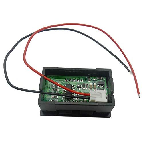 KKHMF 3個 赤 DC3.2V-30V デジタル電圧計 適用6V 12V 電気自動車オートバイ 国内配送 |  | 03