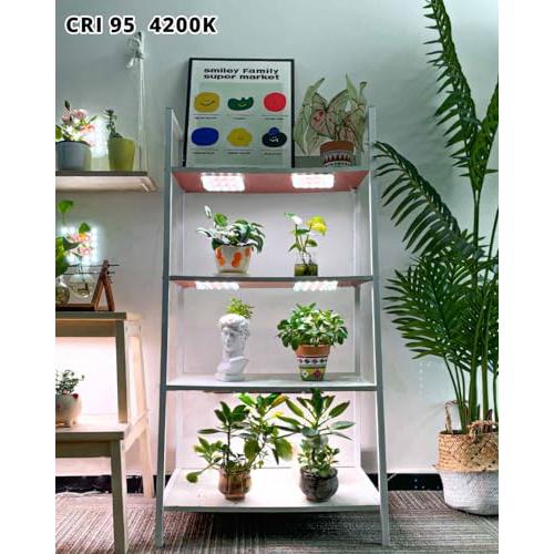 DOMMIA植物育成ライト、調光可能な植物育成ライト led、光学レンズ付き全スペクトル、タイマー付き植物用ライト、アダプター付きUSB育成ライ |  | 01