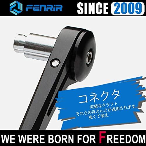 FENRIR ブラック オートバイ バイク バーエンドミラー バイク ミラー レトロ CNC アルミ にとって M6/M8 ネジ / ハンドルバ |  | 06