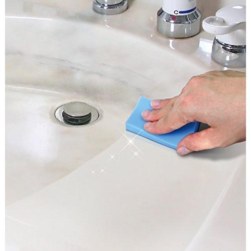 アイオンAion 汚れ落とし ブロック 衛生 陶器 タイル用 黒ずみ 水アカ 縦7.5×横4.5cm 厚さ1cm 水をつけてこするだけ スポンジ |  | 02