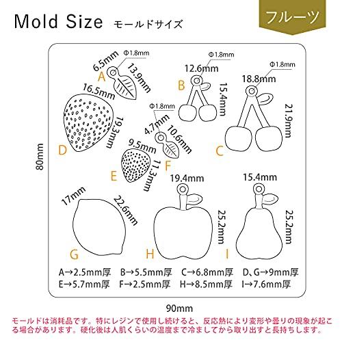 パジコ UVレジン ソフトモールド フルーツ 404118 |  | 01