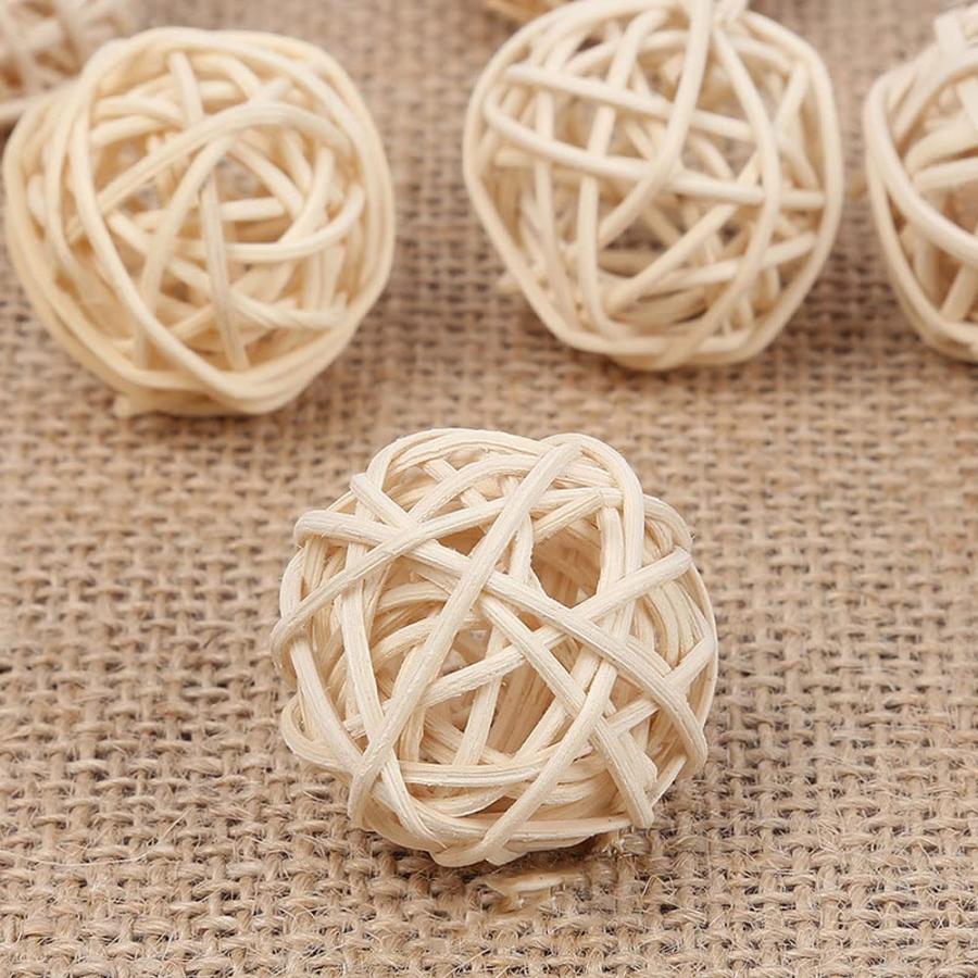 サムコス インコ おもちゃ ペット用おもちゃ ボール 10個セット 直径3cm ナチュラルカラー オウム ハムスター 犬用 猫 噛むおもちゃ ナ |  | 05