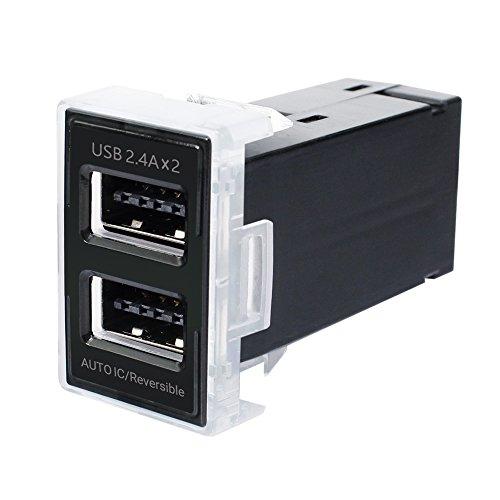 槌屋ヤックTsuchiya Yac 車種専用品 トヨタ系用 電源ソケット リバーシブルUSBポート 4.8A VP-131 |  | 01