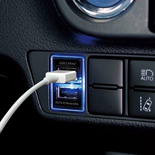 槌屋ヤックTsuchiya Yac 車種専用品 トヨタ系用 電源ソケット リバーシブルUSBポート 4.8A VP-131 |  | 04