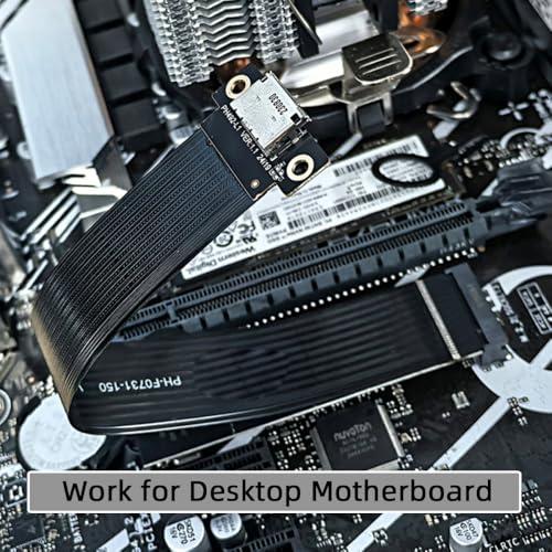 【互換品】 CY 2280 NGFF PCI-E4.0 M.2 M-キーからOculink SFF-8612 SFF-8611ホストケーブル15cm、 |  | 05