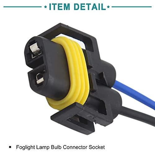 ACROPIX フォグライトランプ 車H8 H11電球ワイヤーハーネスソケット コネクター 延長アダプター ブラック 2個 |  | 03