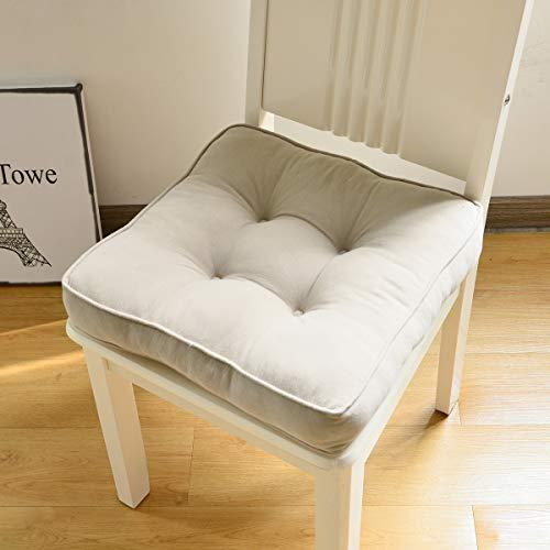 Baibu Home 座布団 クッション おしゃれ 綿100％ 厚め7cm 椅子 クッション 40cm角 ざぶとん かわいい フロア 床用 クッ |  | 04