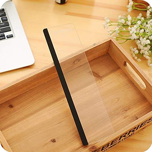 Bestmaple パソコンディスプレイ用 メッセージボード 2個 アクリル 透明ボード 携帯立てスタンド ルーラー 貼り付けボード メモスタン |  | 03