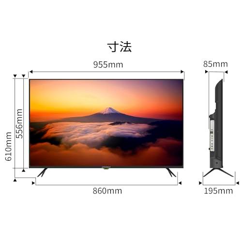 JAPANNEXT 43インチ モニター フルHD 1920x1080解像度 IPS