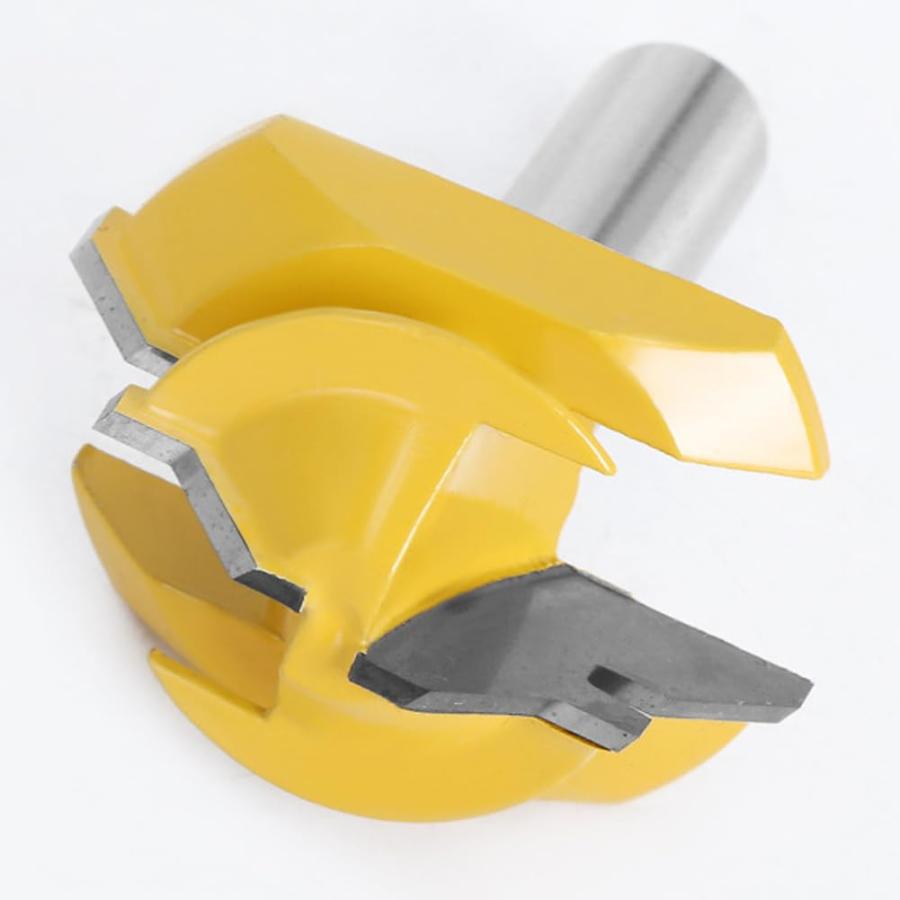 Bestgleトリマービット12.7mm 45度ほぞカッター v溝ルータービット横溝