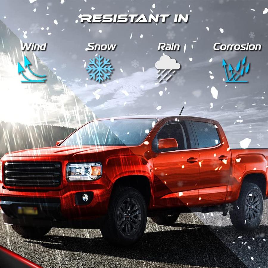 LIKENNY ショートアンテナ 車アンテナ ラジオアンテナ カーボンアンテナ 車用 AM/FM アンテナ（ブラック/6.5cm 汎用 高感度 |  | 06