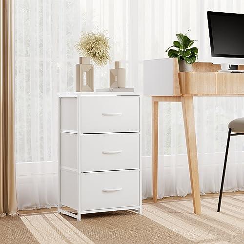 Nicehill チェスト 収納 タンス 引き出し オーガナイザー 収納ケース 衣類収納 木製天板 組立簡単 転倒防止 3段（幅40cm x 奥行 |  | 03