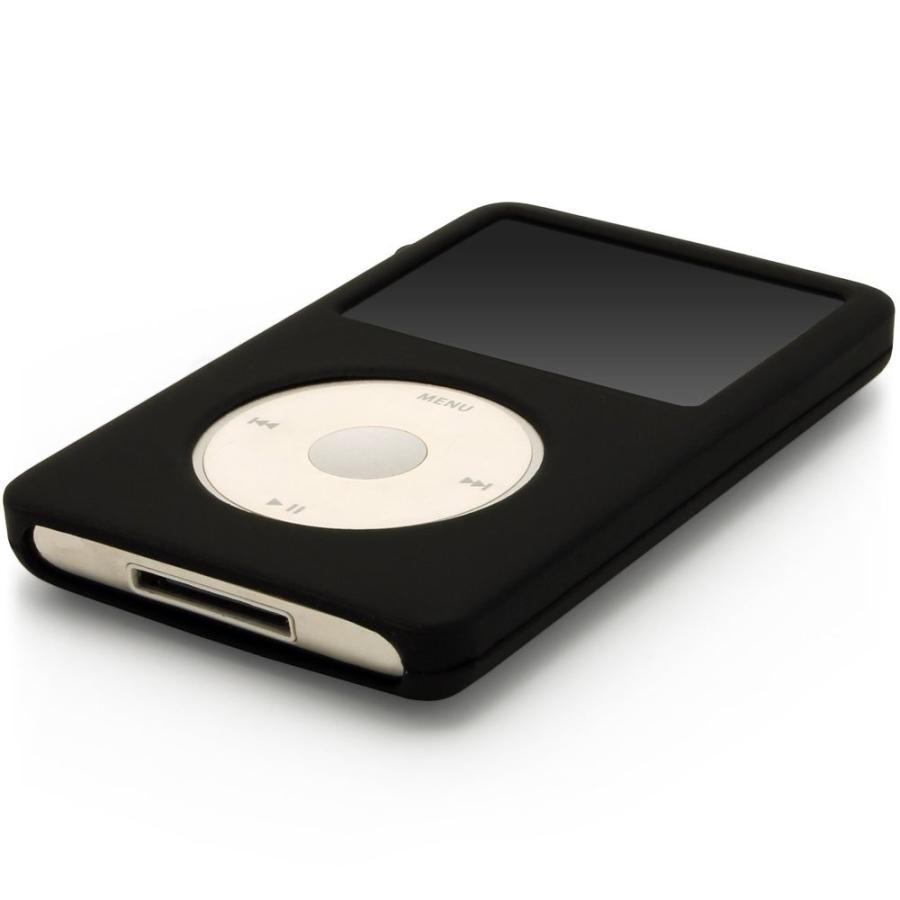 【美品】iPod classic 160GB ブラック シリコンケース付 に適用する iPod Classicケース、シリコーン スキン ケース カバー