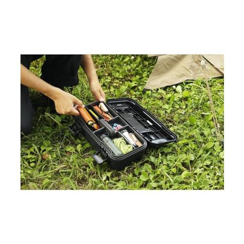 リスRISU 収納ボックス トランクカーゴ スタックカーゴ 約6L ブラック 日本製 S-6 ツールボックス 屋外収納 キャンプ 防水 GHON |  | 08